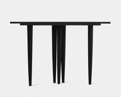 Zeitgenössischer Konsolentisch „Boro“ aus gebranntem Holz von Carmworks, anpassbar