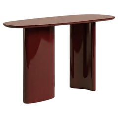 Moderner Konsolentisch „Tangent“ von Anne Boysen für DK3, oxbloodrot, 120 x 46 cm