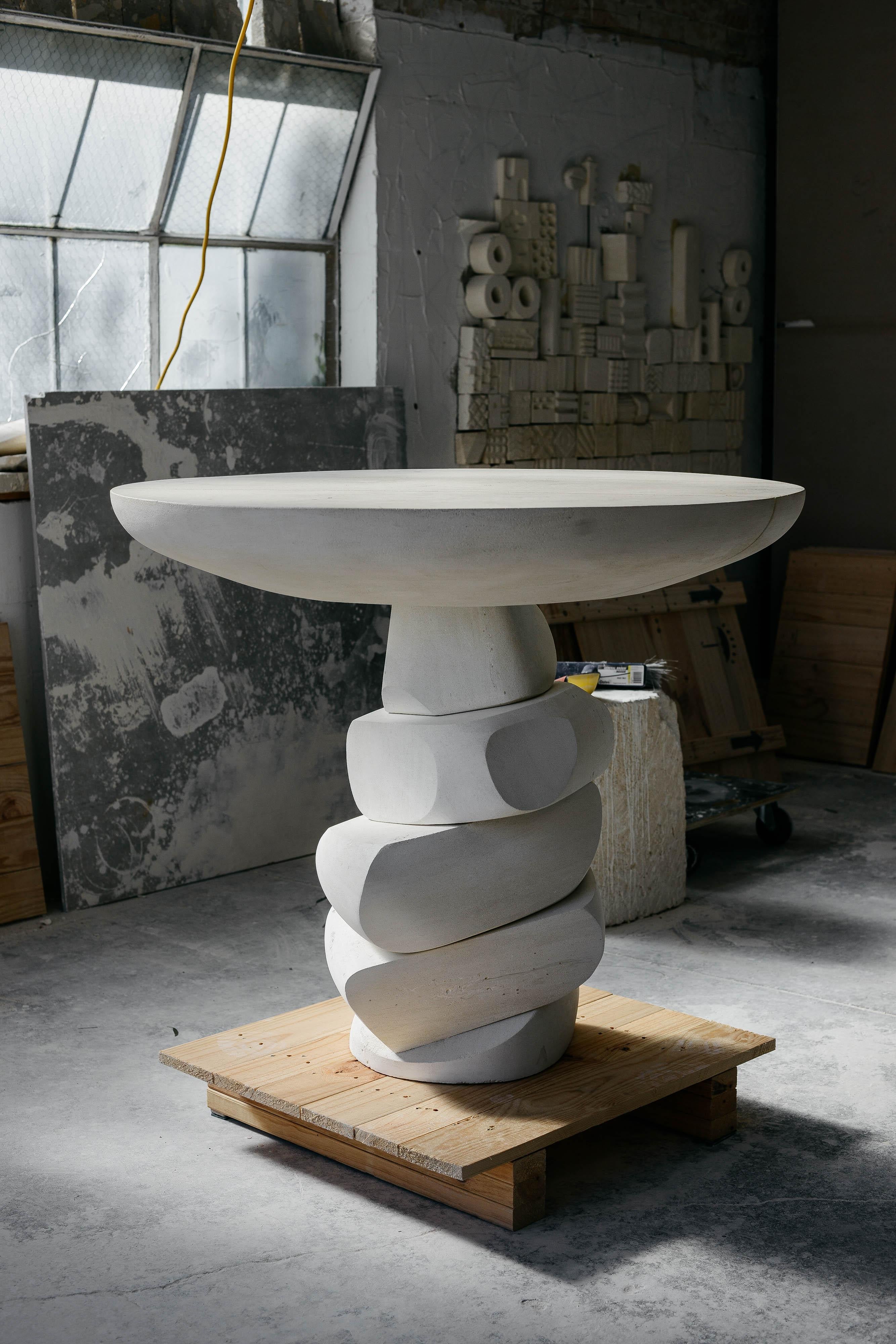Contemporary Console 'Unamed' by DenHolm, Limestone 3