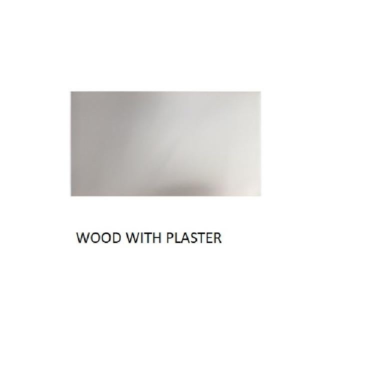 Hand-Crafted Contemporary Console with Brutalist Organic Silhouette, Plaster/Carved Wood For Sale