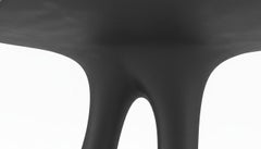 Consola Contemporánea con Dos Patas Esculpidas, Yeso/Madera Tallada Por José Castro