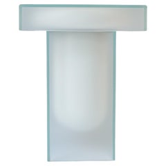 Contemporary Containa Side Coffee Table in Frosted Glass