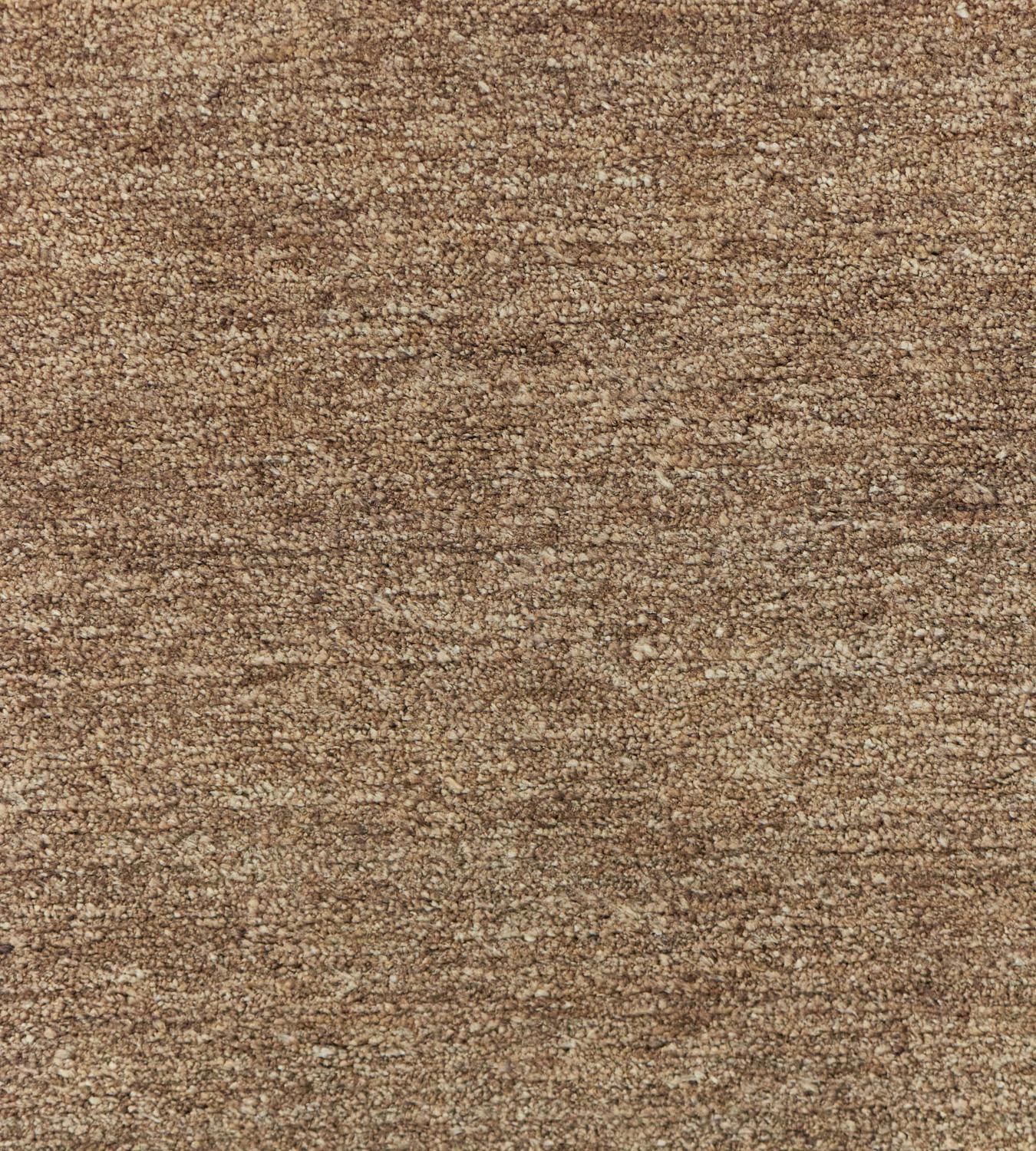 Contemporary Contrasting Border Handwoven Hemp Rug For Sale 2