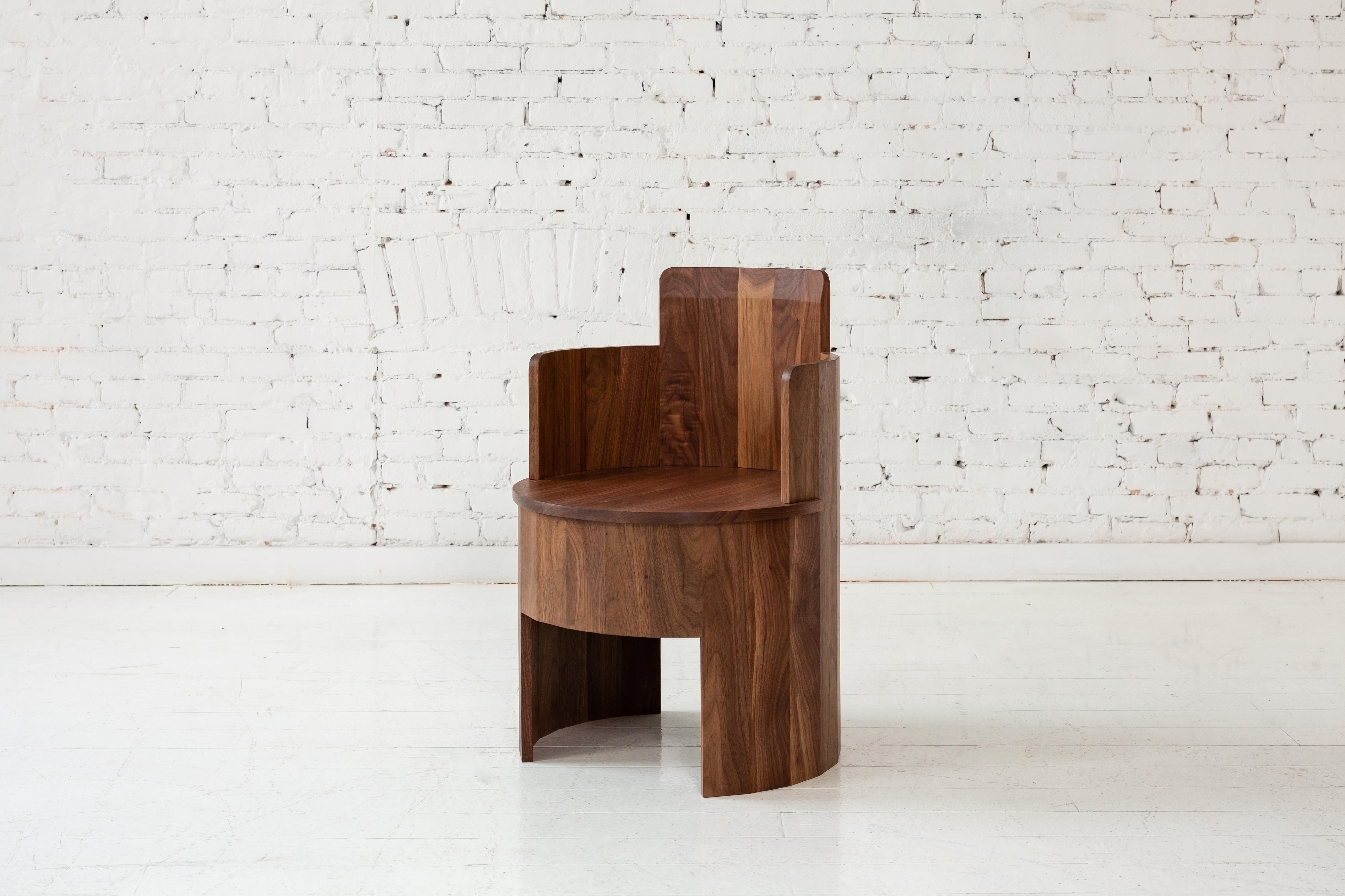 Contemporary Cooperage Chair in Striped Oak by Fort Standard 8
