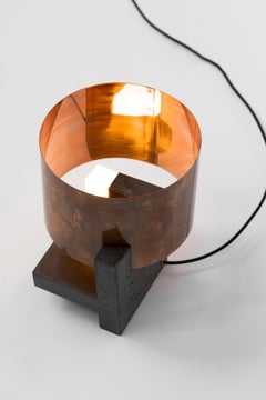 Contemporary, Copper Prospect Table Lamp by Studio ThusThat