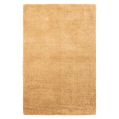 Alfombra Contemporánea Córdoba Beige-Dorado y Verde Lana-Seda