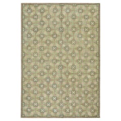 Amerikanischer Baumwoll-Hakenteppich 6 x 9