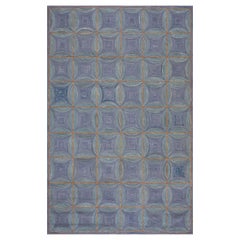 Tapis contemporain en coton crocheté (6' x 9' - 182x 274)