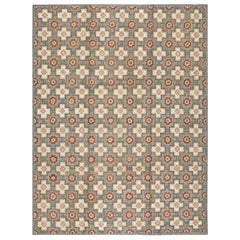 Tappeto contemporaneo con ganci in cotone  (9' x 12' - 274 x 365 )