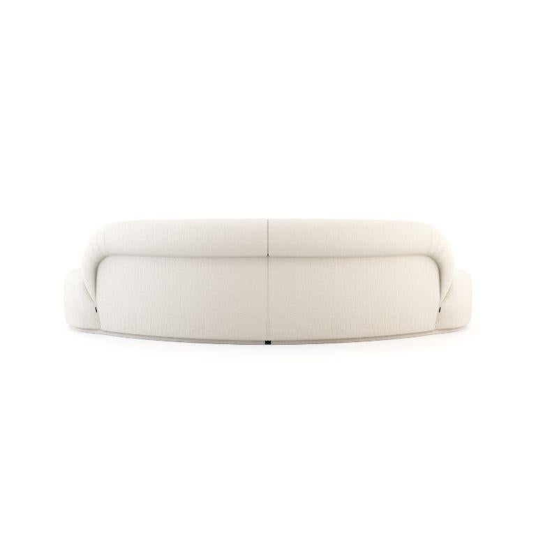 Canapé en coton contemporain en tissu doux, fait à la main par Stylish Club Neuf - En vente à Seroa, PT
