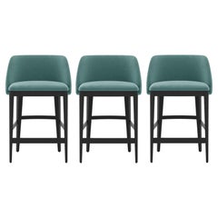 Contemporary Counter Height Stools Set of 3