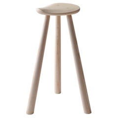 Tabouret de bar contemporain « CLASSIC RMJ » par Rudi Merz X Nikari, couleur naturelle