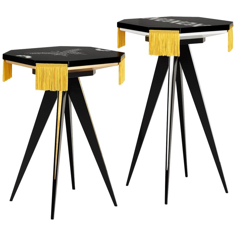 Contemporary Couple of Small Tables For Sale at 1stDibs