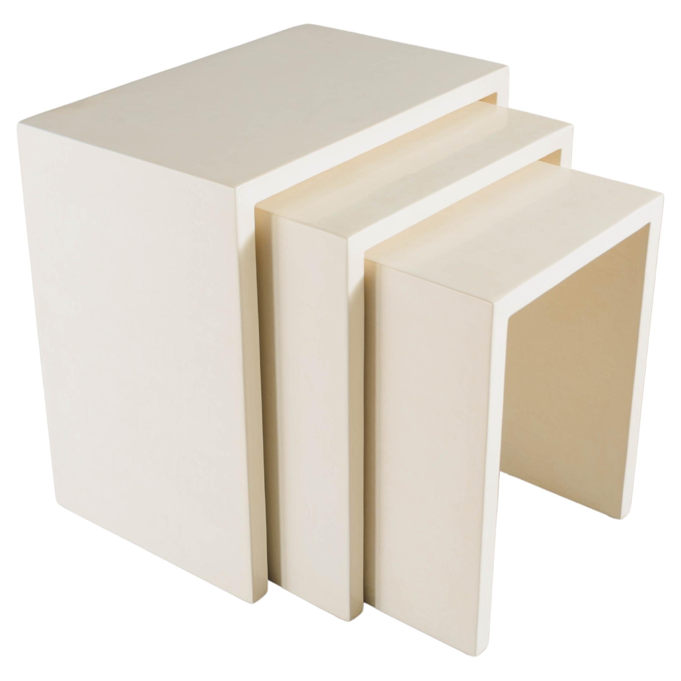 Corner nest of tables top