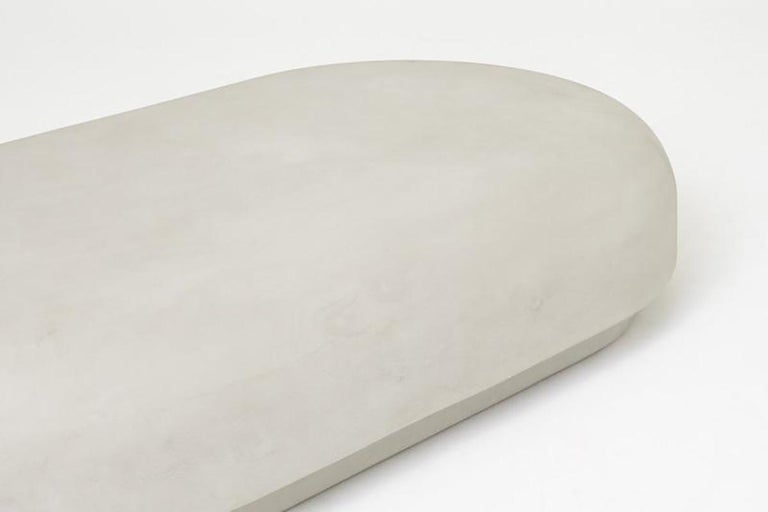 Contemporary Cream Plaster Table, Roly-Poly Low Table by Faye Toogood For Sale 4