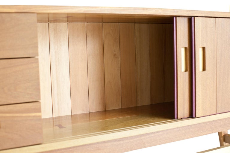 Credenza Buffet Handcrafted In Brazilian Hardwood Im Angebot Bei