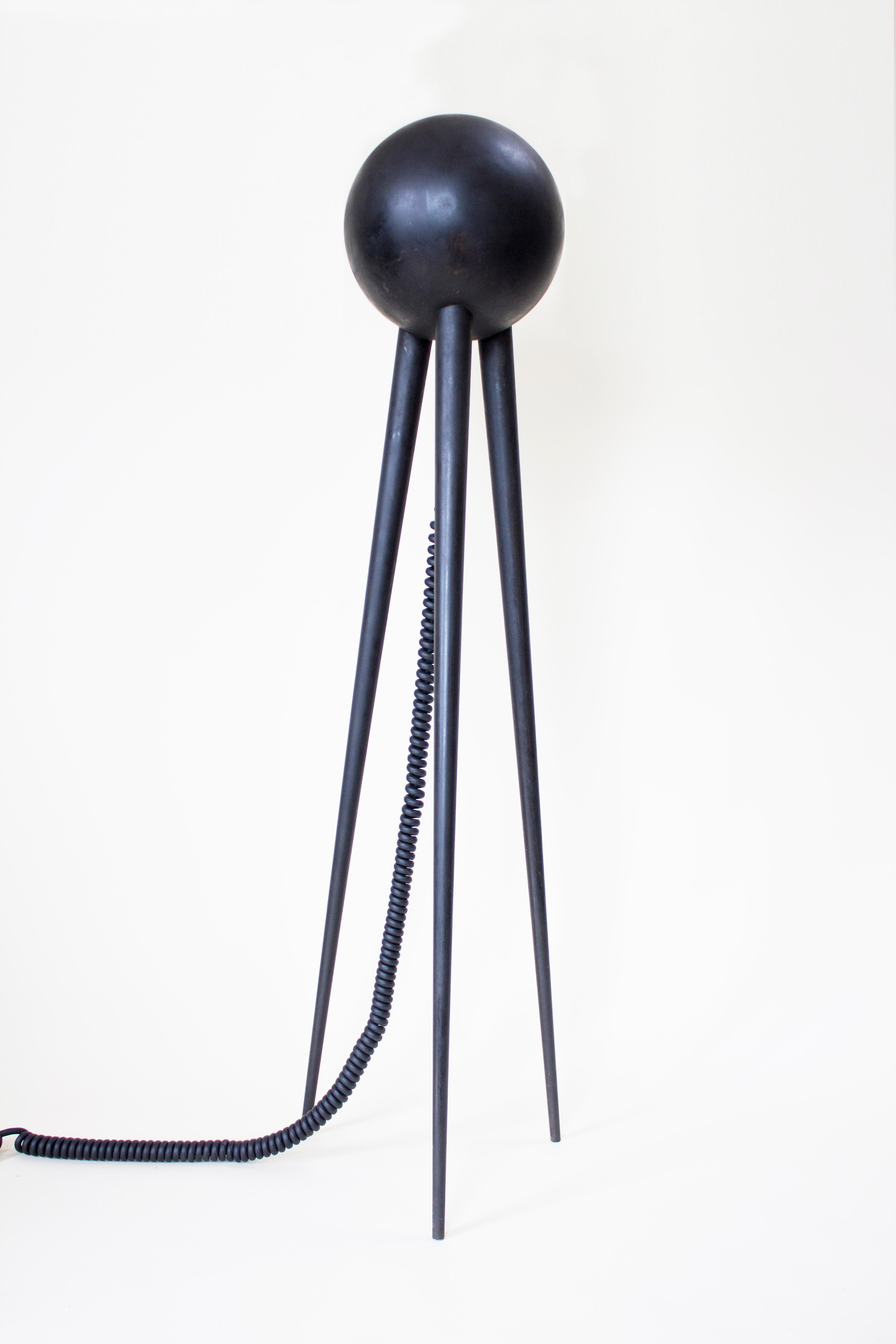 Blackened Contemporary 'Crepuscule' Floor Lamp by Material Lust, 2015 For Sale