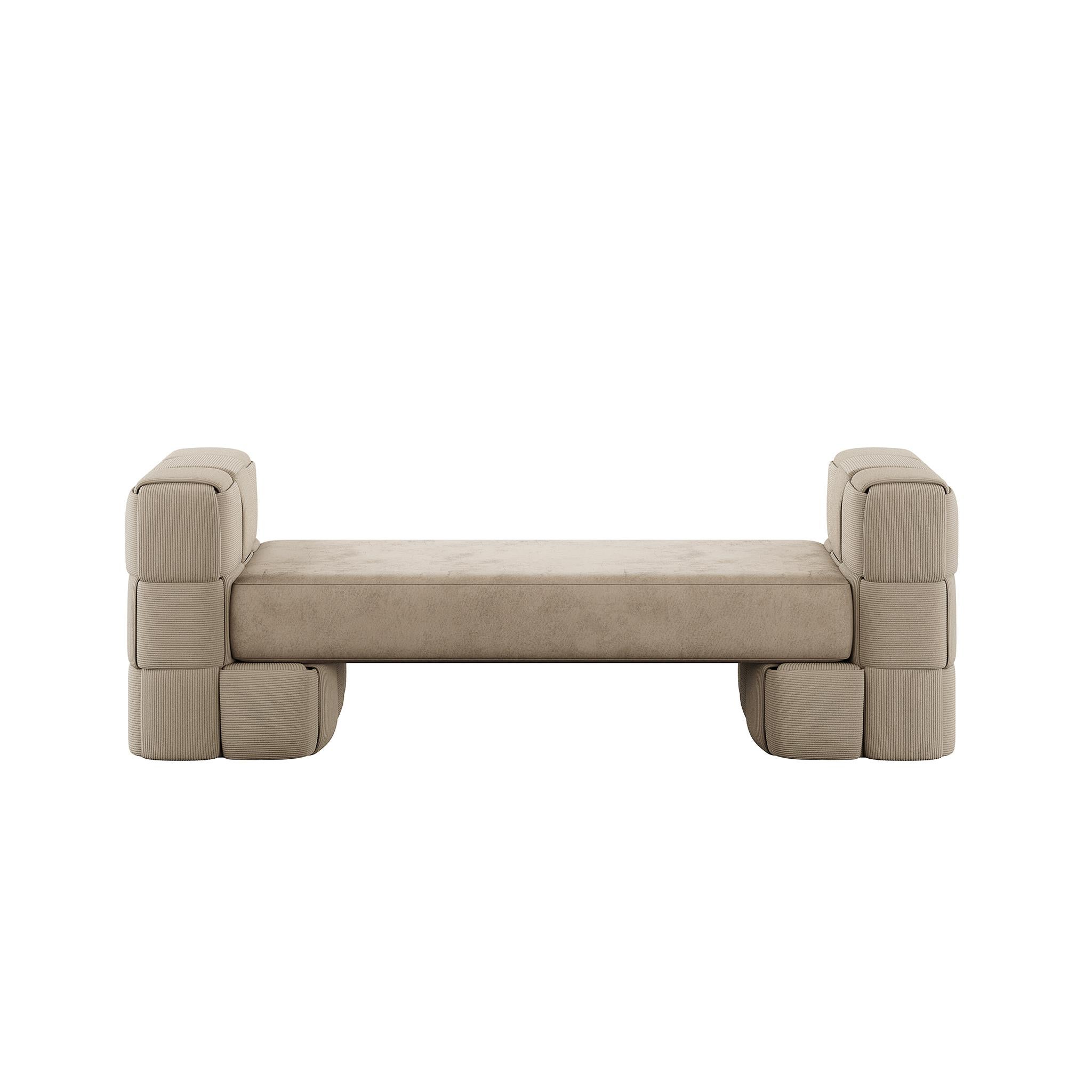 Introducing the Supersoft Kurau Bench, a harmonious blend of comfort and sophistication.
This bench, crafted withSupersoft material, offers a plush and luxurious seating experience.
The warm and inviting toffee hue adds a touch of elegance, making