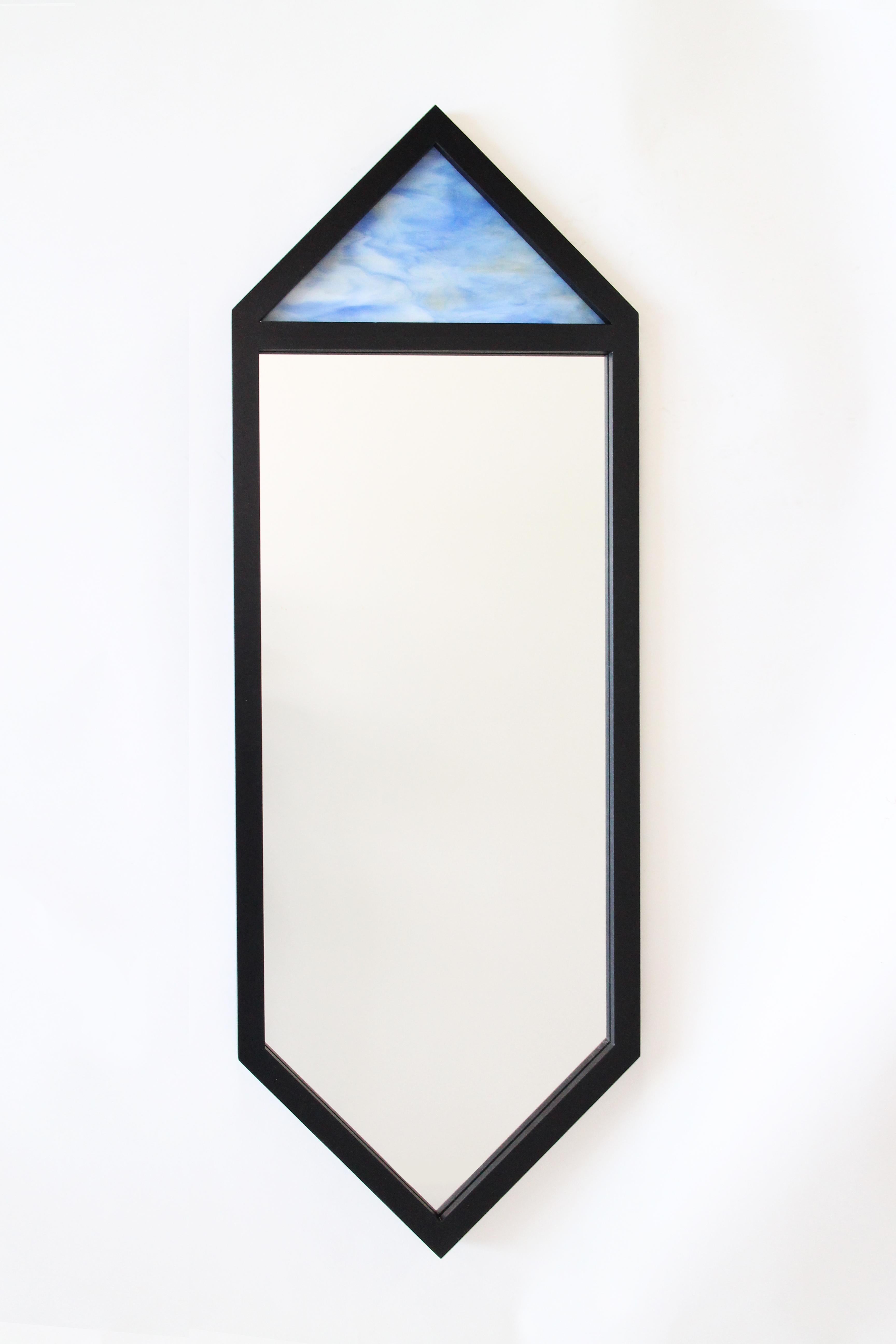 Zeitgenössischer „Crystal Blue Mirror“ von Alex Drew & No One, 2016 (Gebleicht) im Angebot