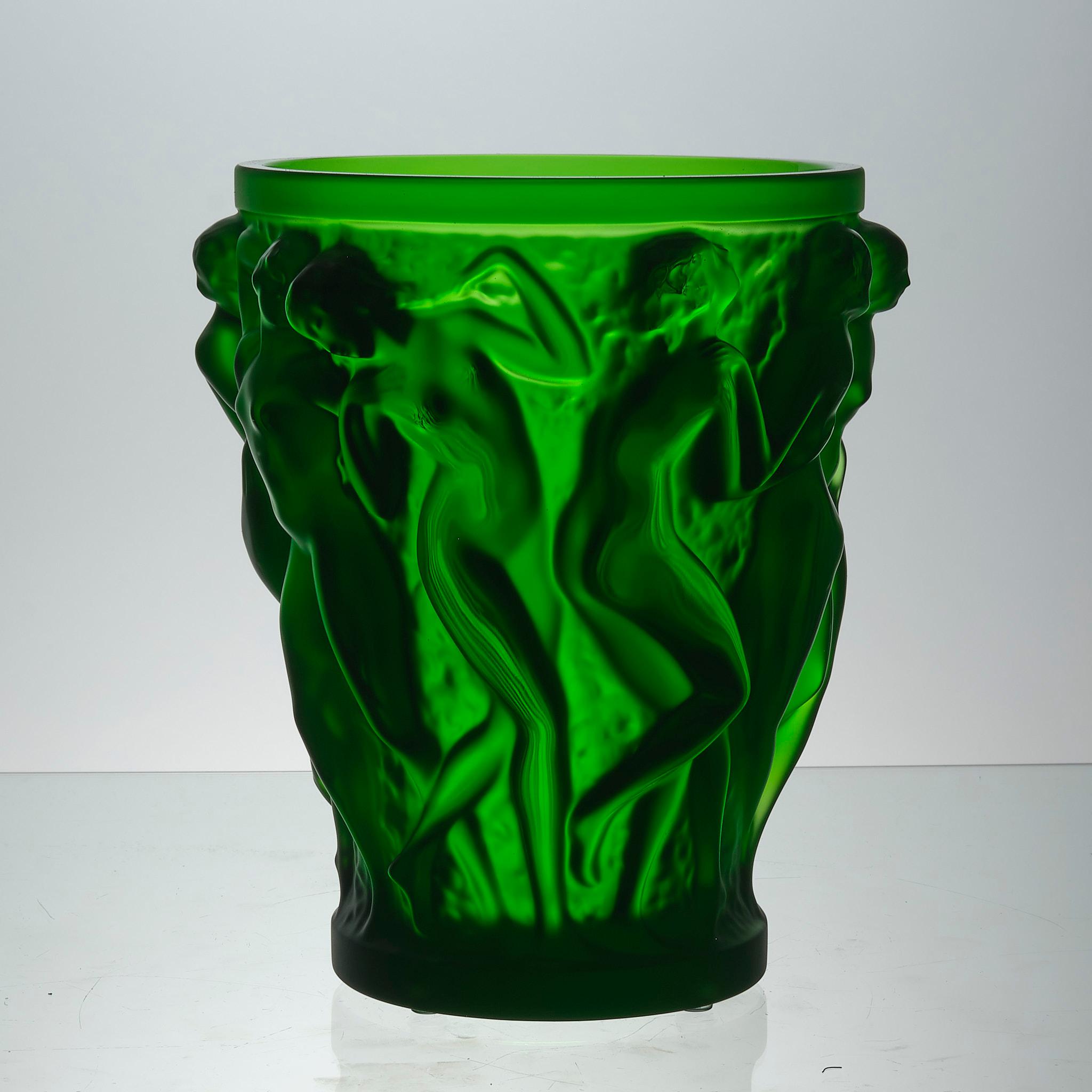 Vase contemporain en cristal 