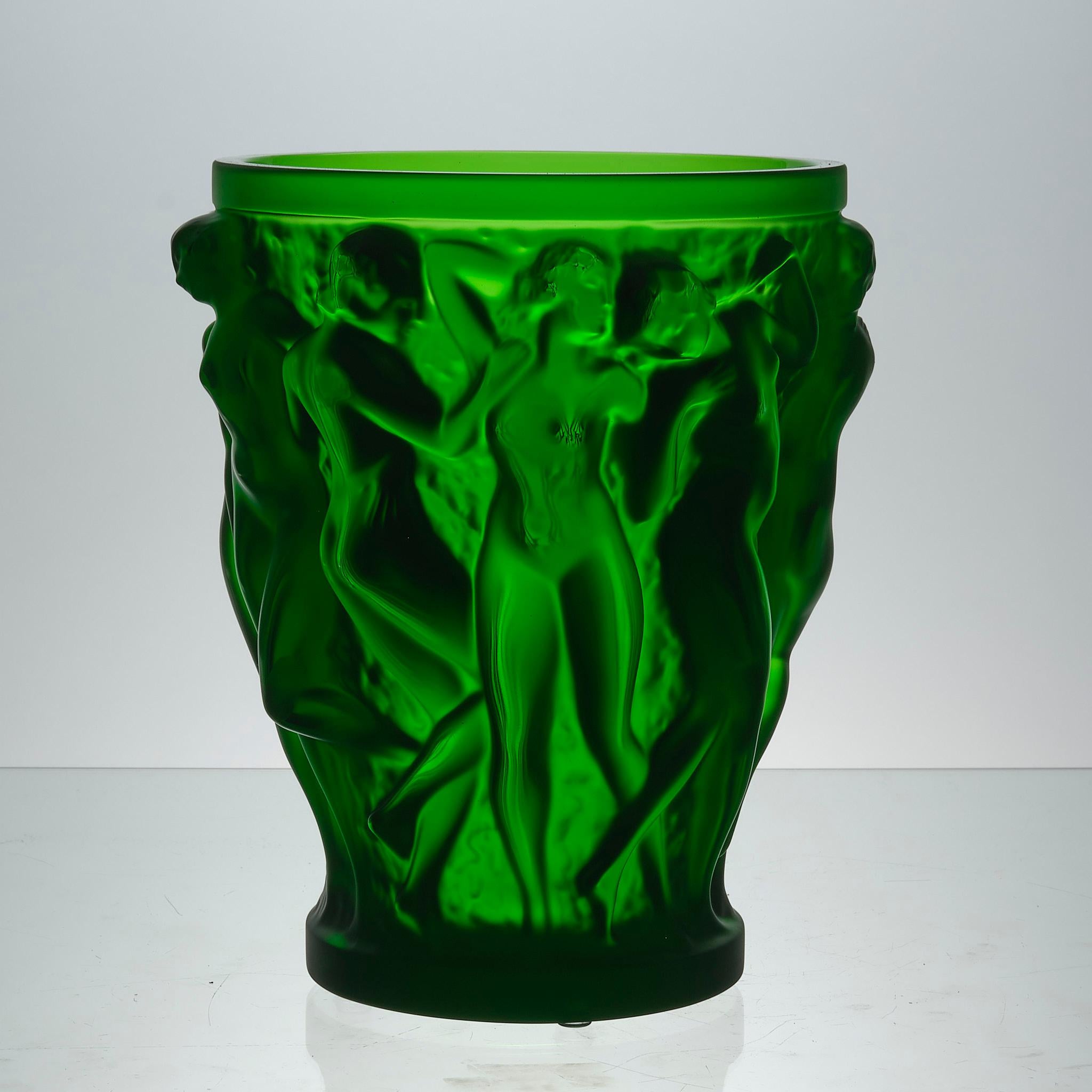Art déco Vase contemporain en cristal 
