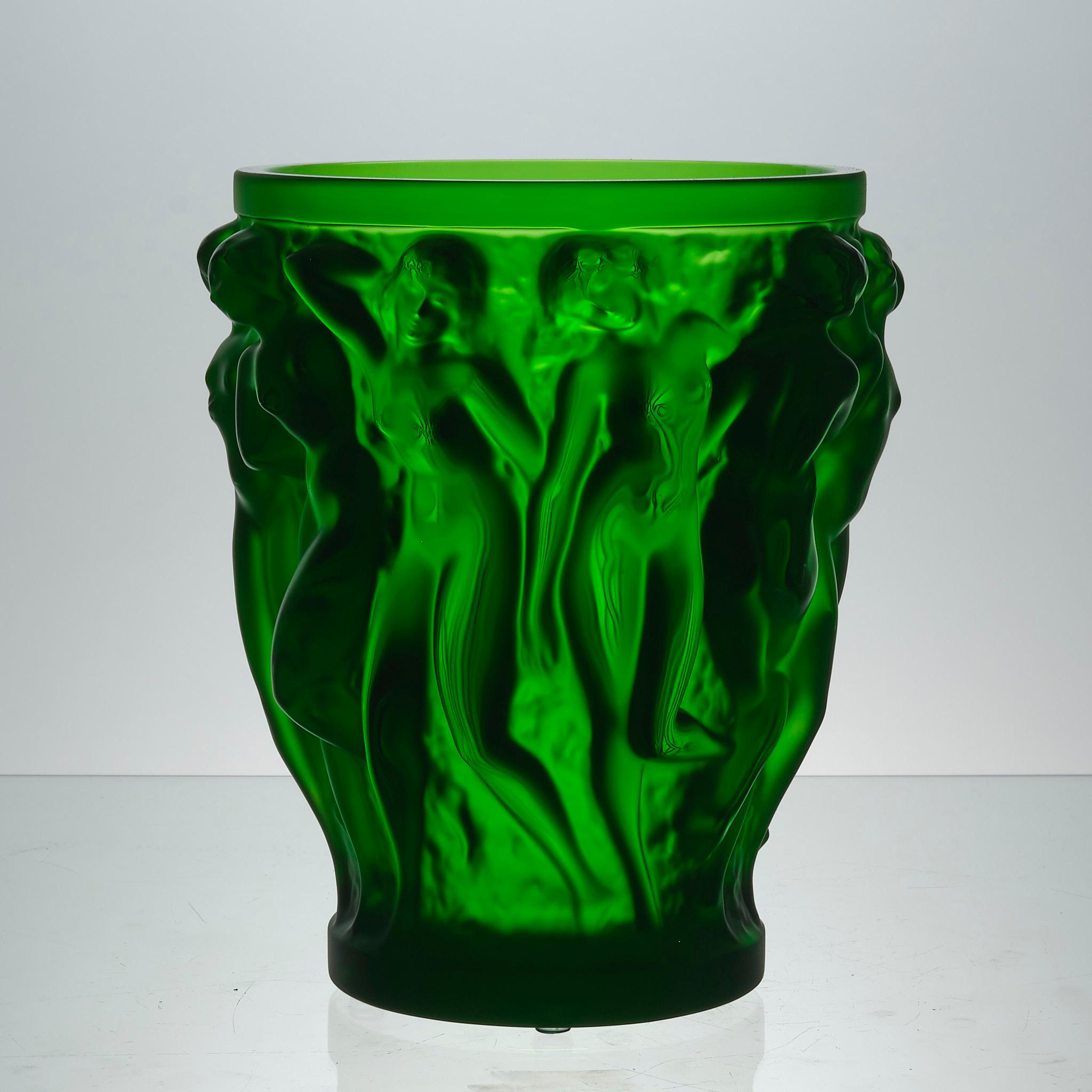 Vase contemporain en cristal 