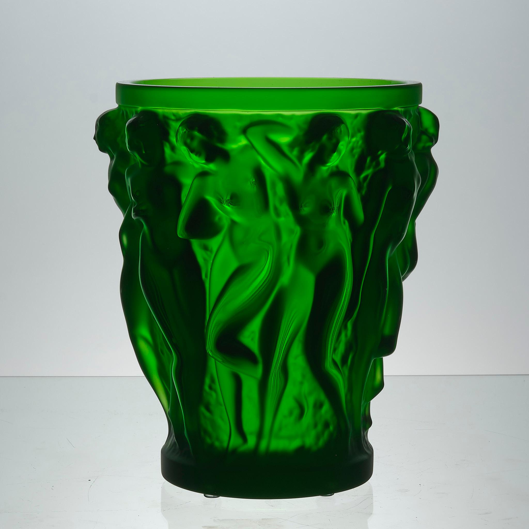 XXIe siècle et contemporain Vase contemporain en cristal 