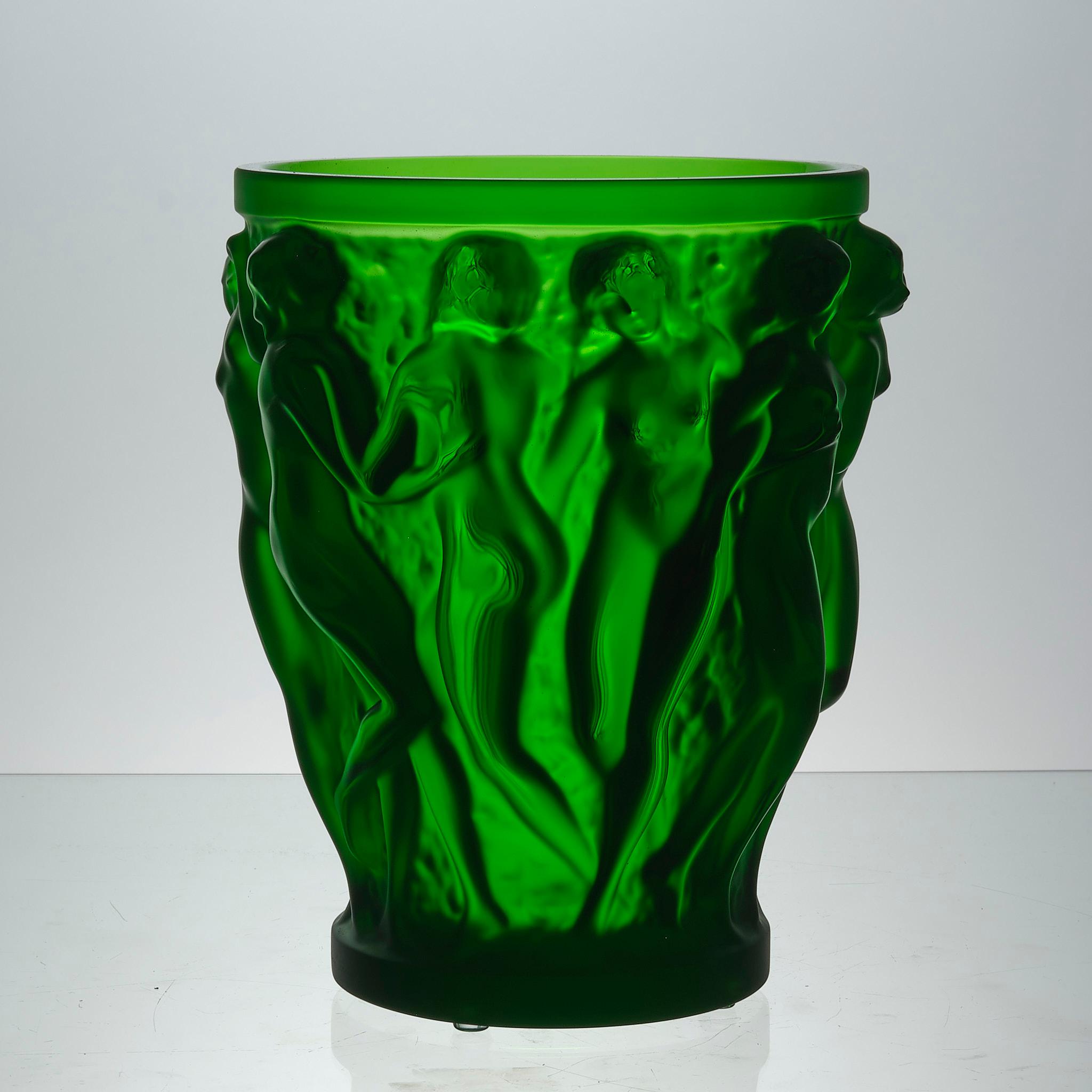 Vase contemporain en cristal 