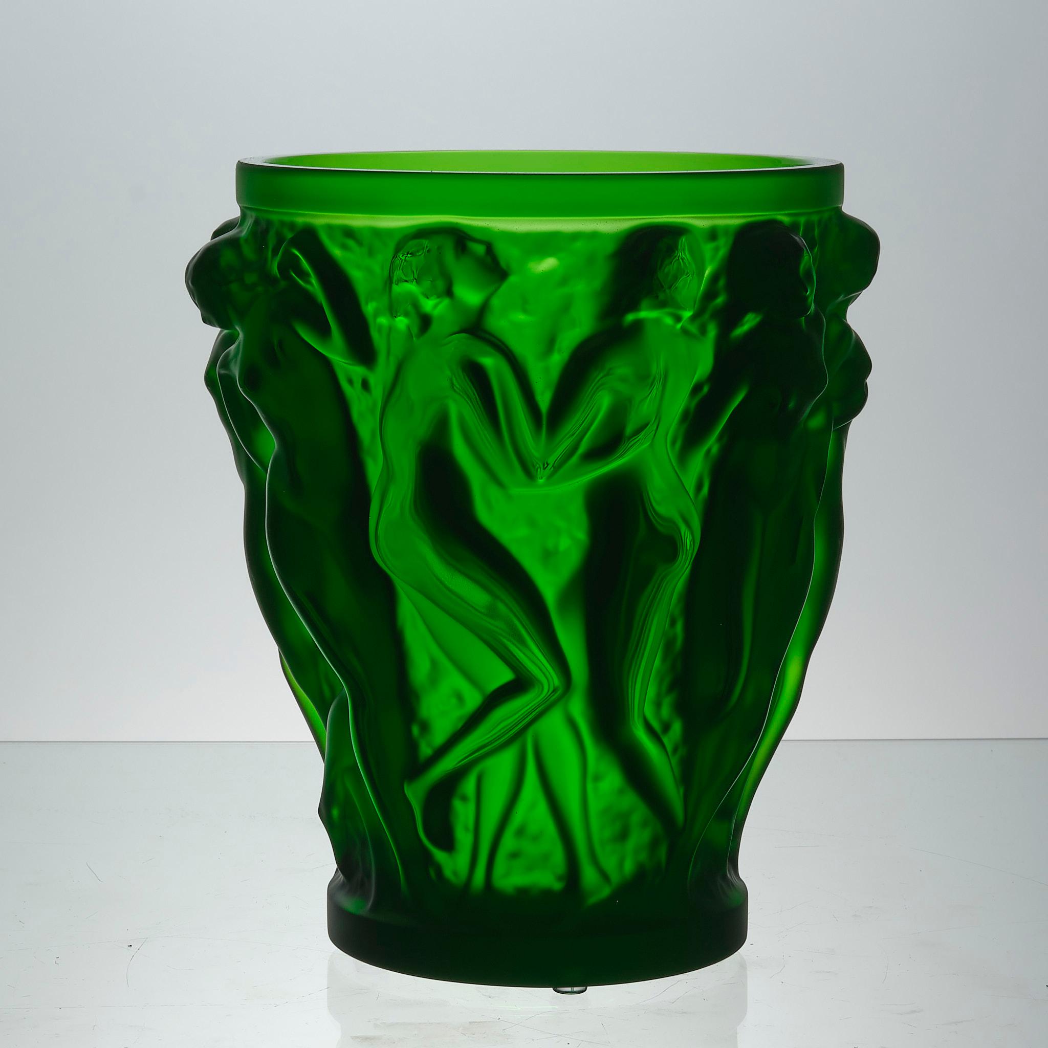 Vase contemporain en cristal 