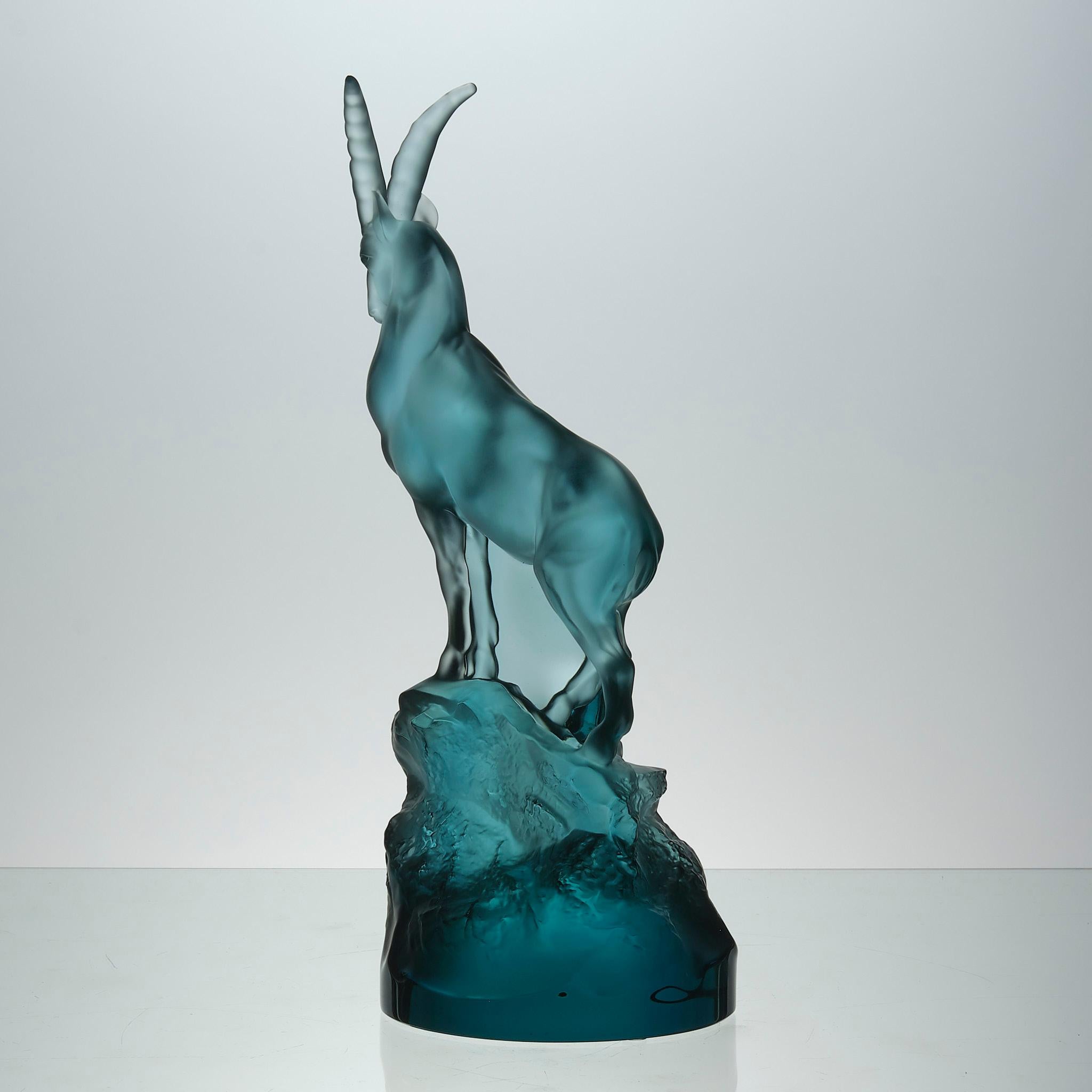 Vetro Scultura contemporanea in vetro cristallo intitolata 