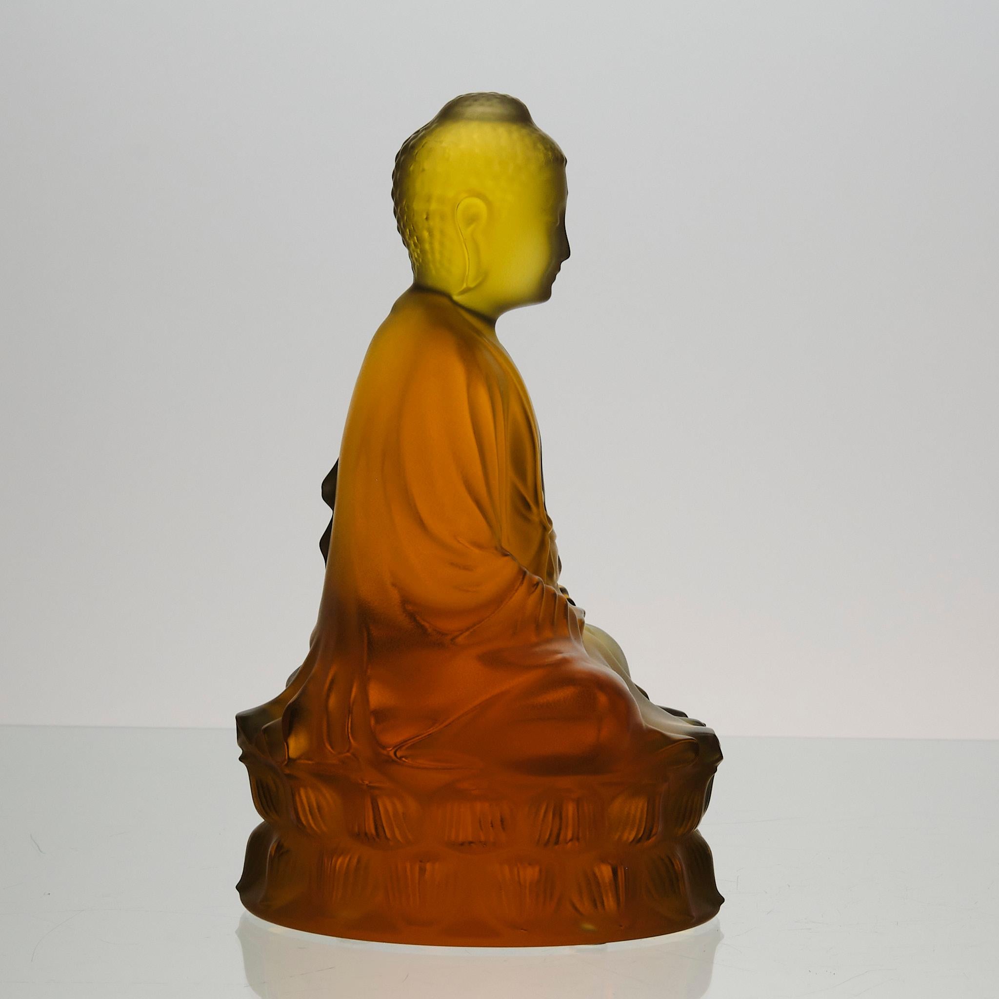 Stampato Scultura contemporanea in vetro cristallo intitolata 