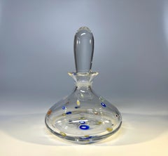 Frasco de perfume Murrine de cristal contemporáneo Mike Hunter Twists Studio Scotland