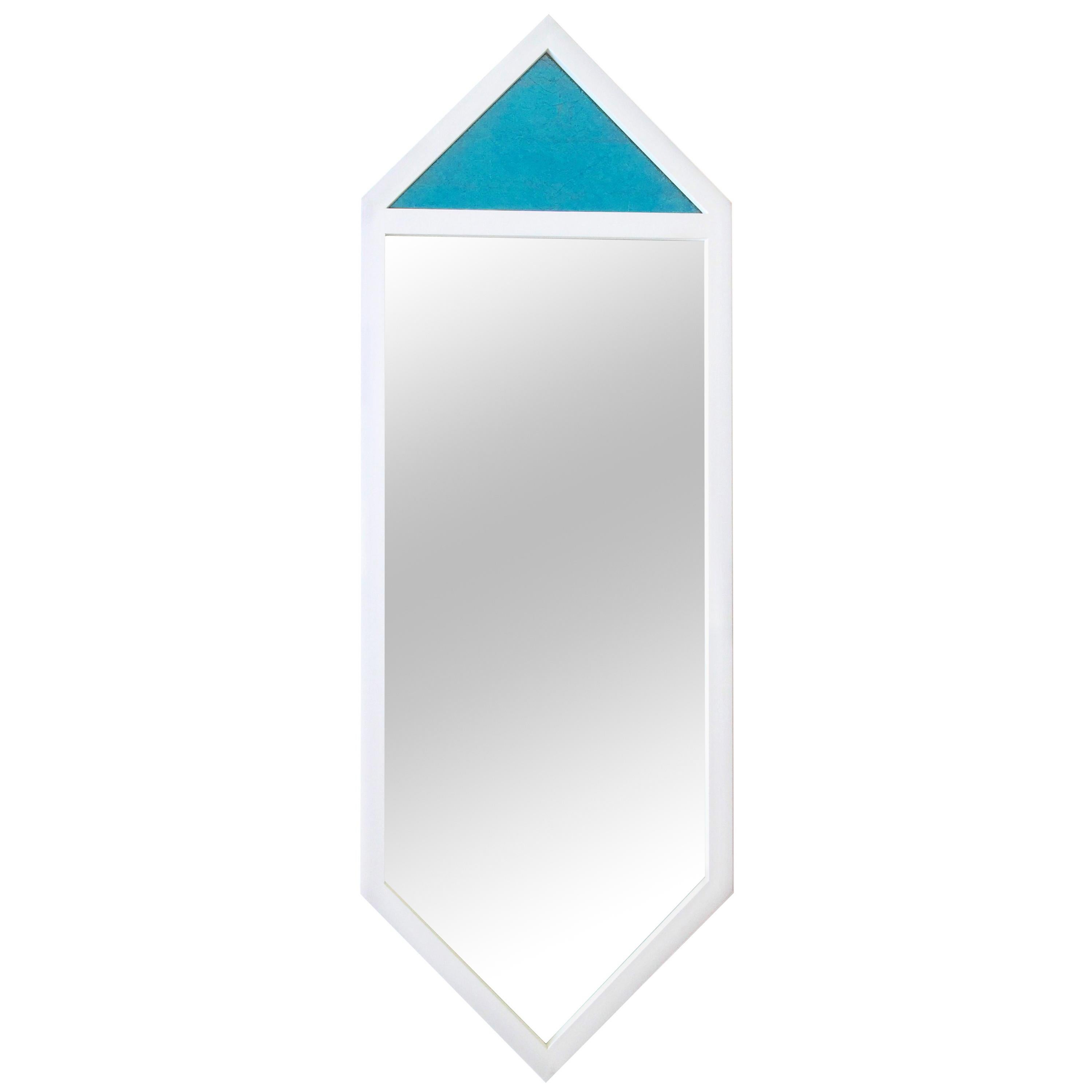 Contemporary "Crystal Teal Mirror" by Alex Drew & No One, 2016