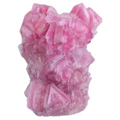 Contemporary Crystallized Vase in Pink by Isaac Monté, Netherlands
