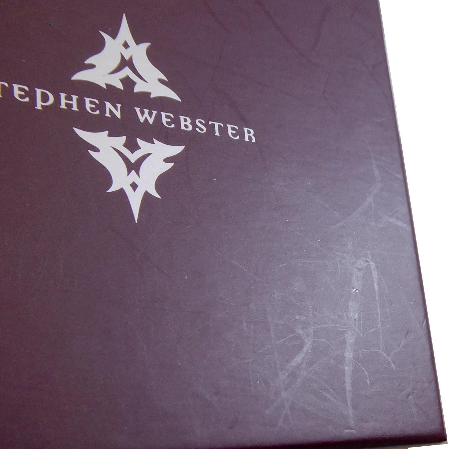 Contemporary Cufflinks by British Jewelry Designer Stephen Webster, White Gold 6