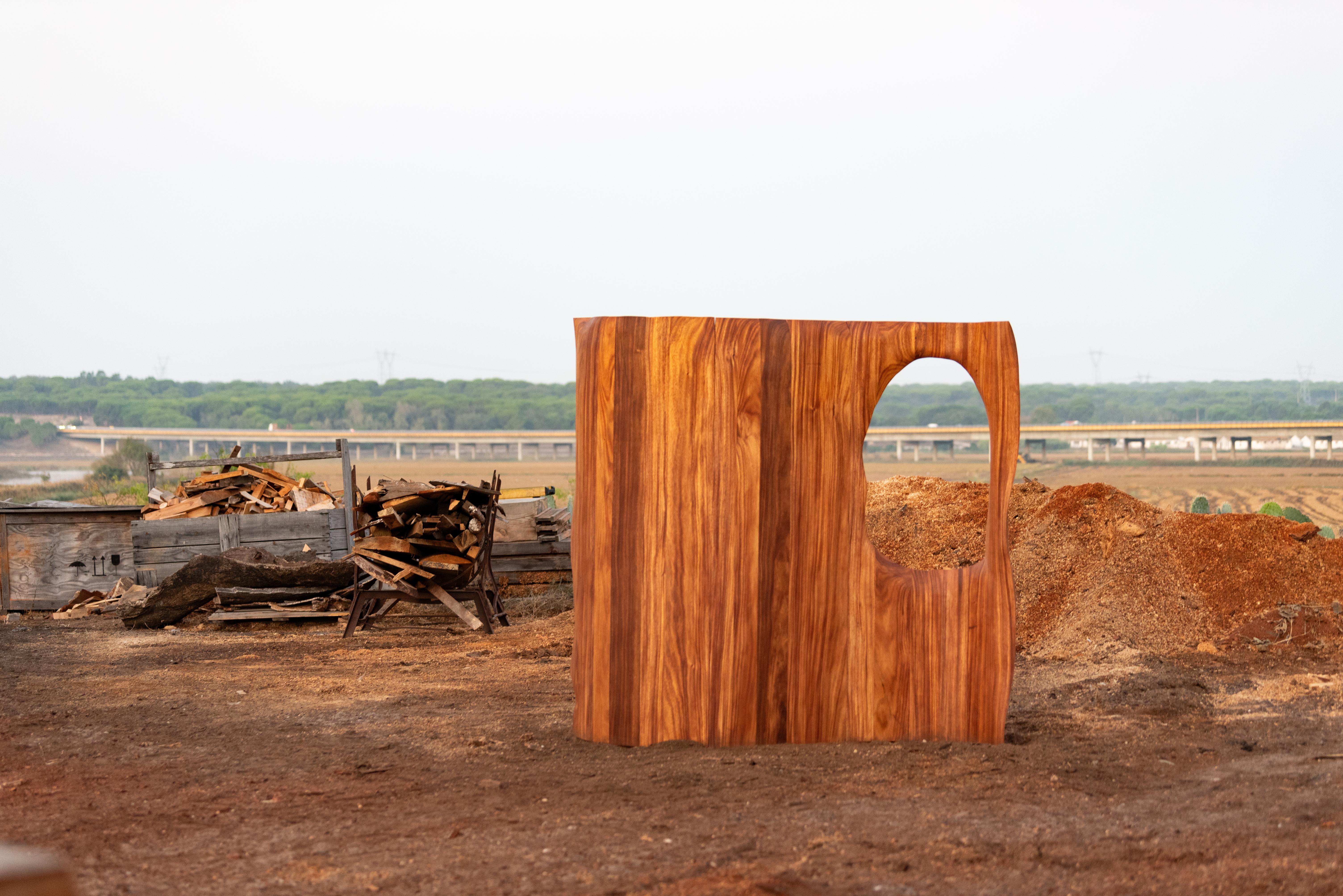 One-of-a-kind dining table.

Born in Romania in 1986, Mircea Anghel is a self-taught designer based in Portugal and the founder of Cabana Studio. From a young age, growing up in Bucharest, he displayed a particular interest in mathematics and always