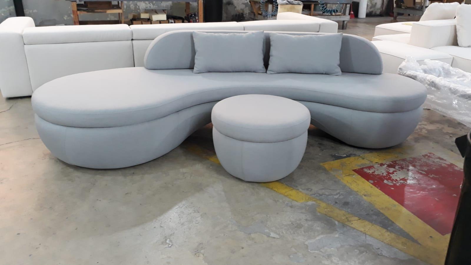 Sofa Sense, canapé incurvé contemporain de Tiago Curioni en vente 4