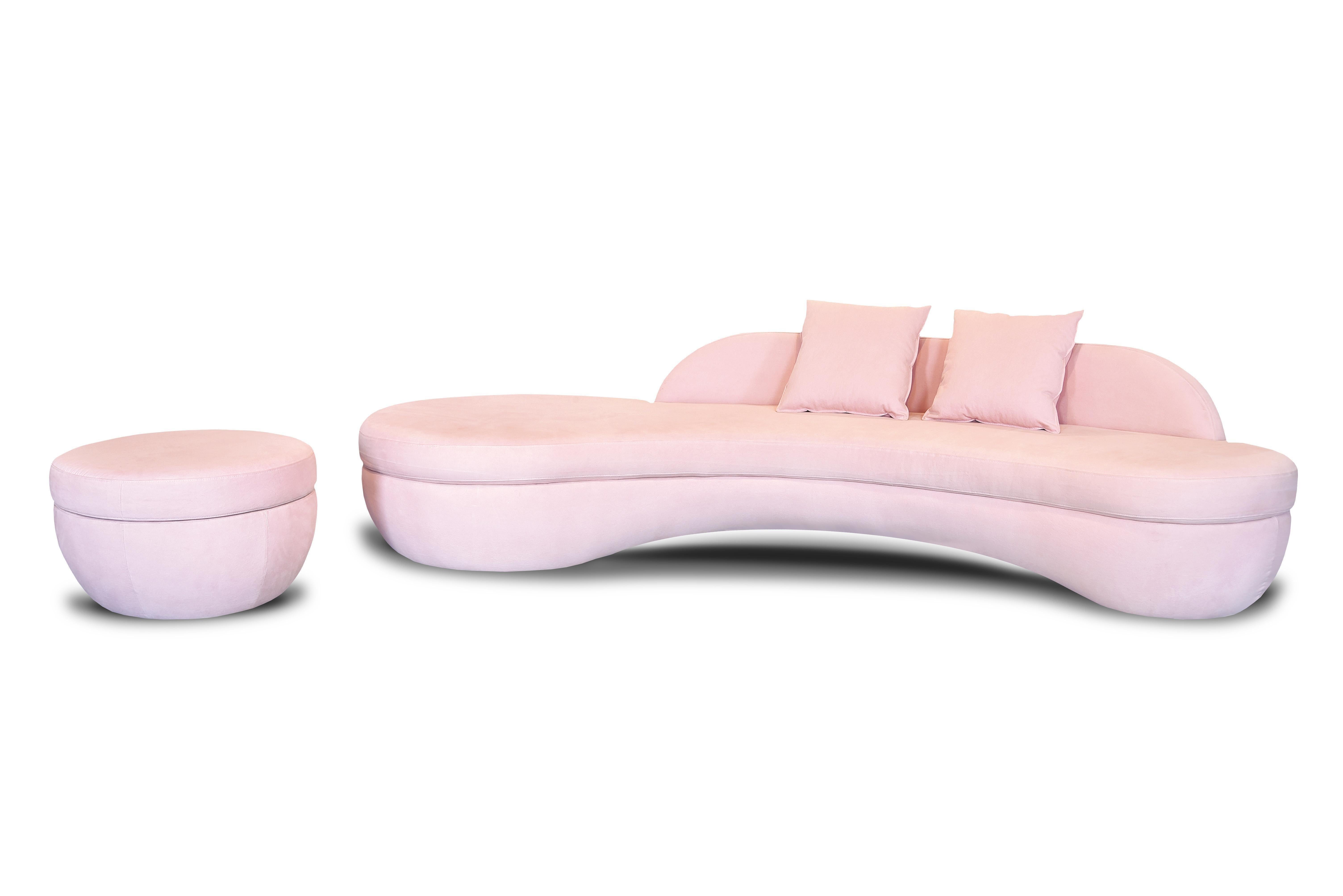 modern contemporary curved sofa