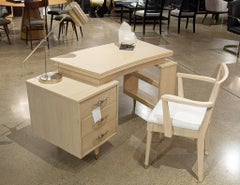 Bureau incurvé Contemporary avec chaise de bureau assortie