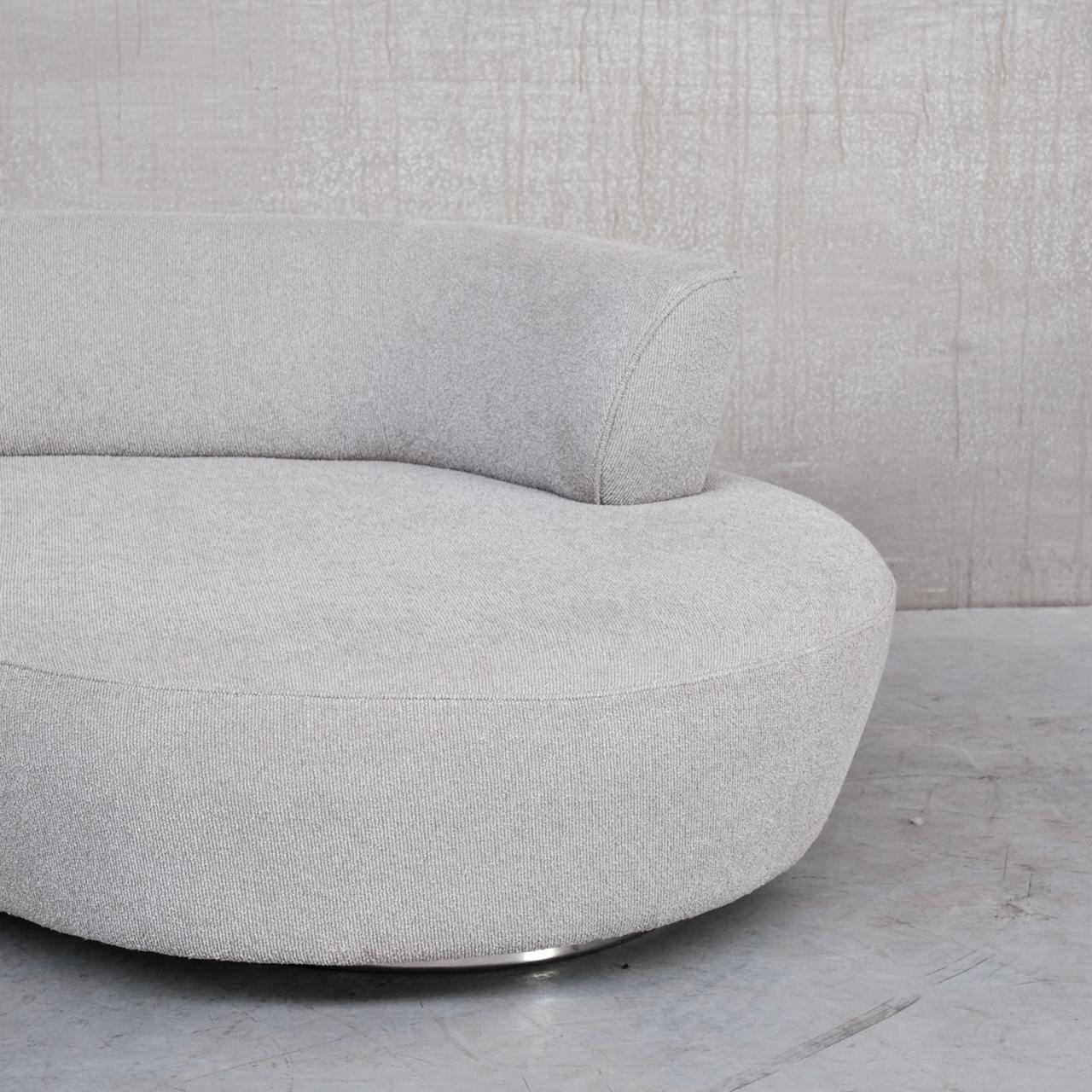 Contemporary Curvy Sofa in the Style of Vladmir Kagan In Good Condition In London, GB