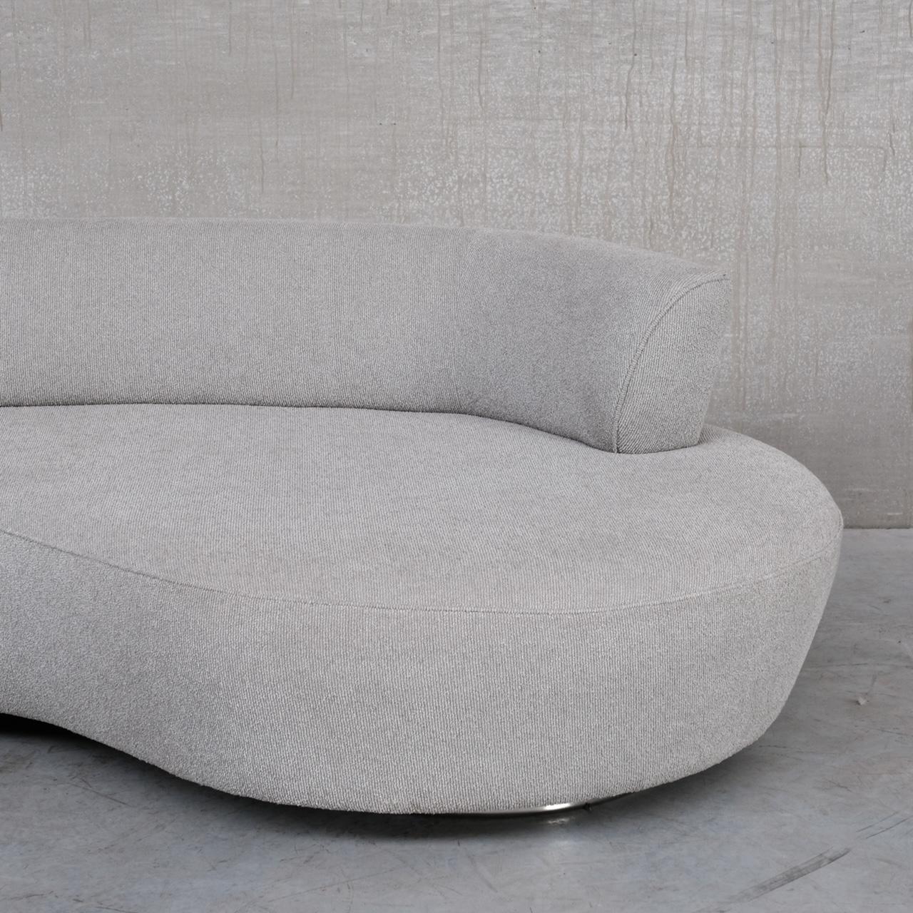 Contemporary Curvy Sofa in the Style of Vladmir Kagan 3