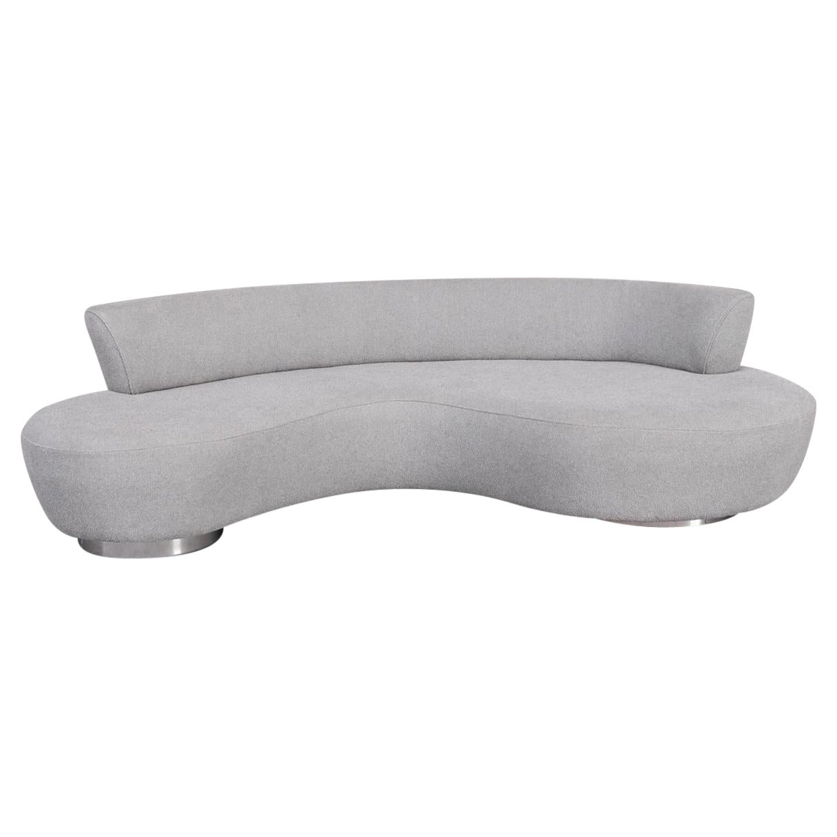 Contemporary Curvy Sofa in the Style of Vladmir Kagan