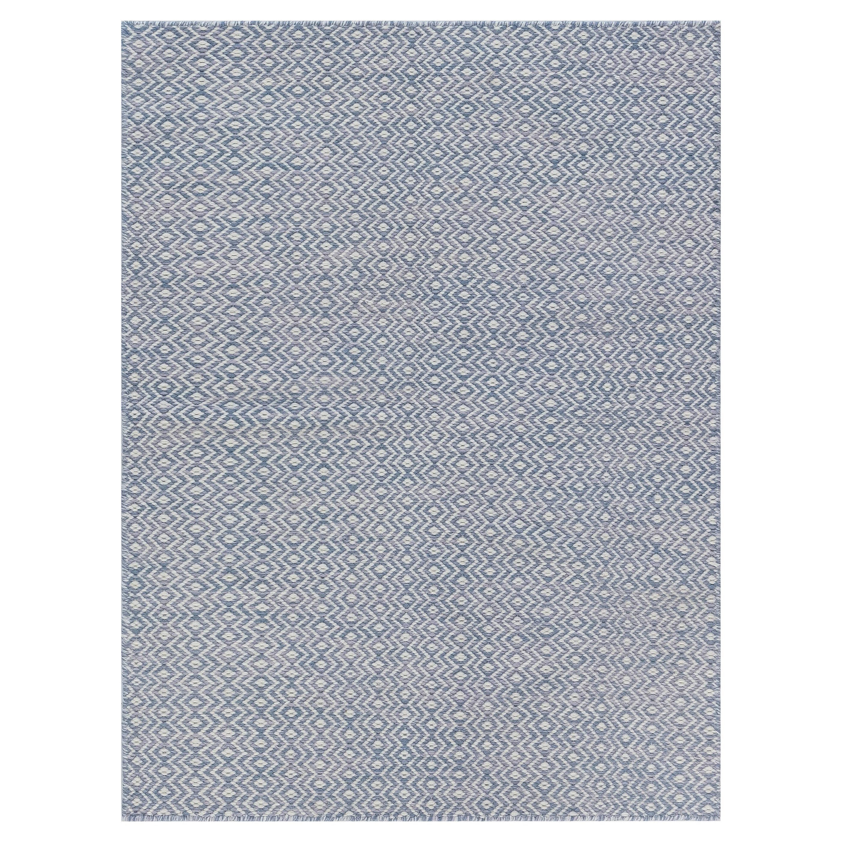 Contemporary Custom Flat Weave Wool Rug by Doris Leslie Blau