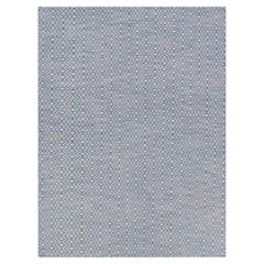 Tapis contemporain en laine à tissage plat personnalisé par Doris Leslie Blau