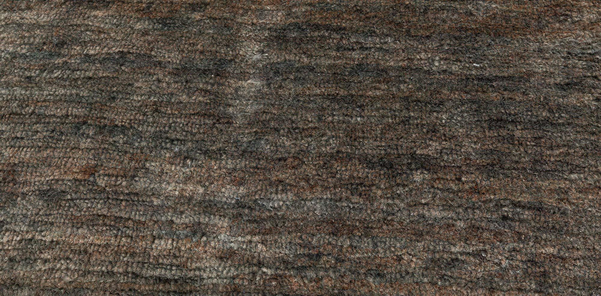 Indian Abstract Modern Custom Hand-Knotted Hemp Rug by Doris Leslie Blau For Sale