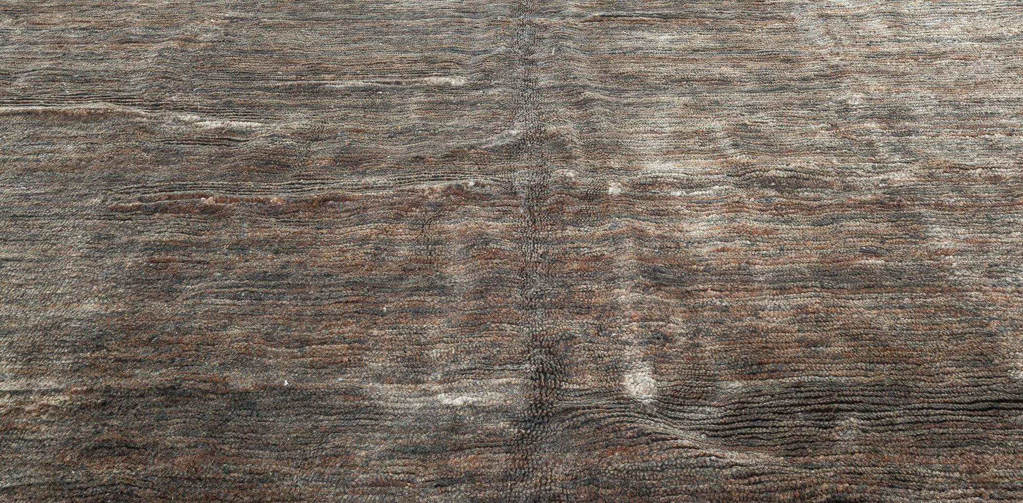Abstract Modern Custom Hand-Knotted Hemp Rug by Doris Leslie Blau In New Condition For Sale In New York, NY