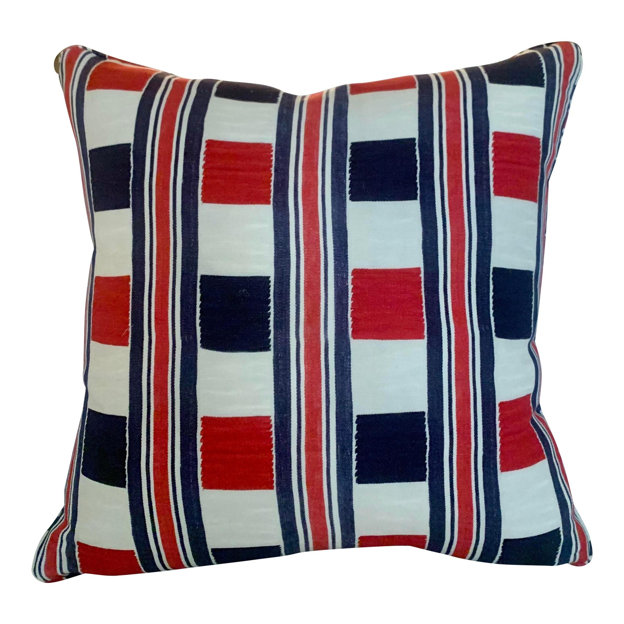 Jennifer Shorto Swing Landscape Pillow  In Distressed Condition For Sale In New York, NY