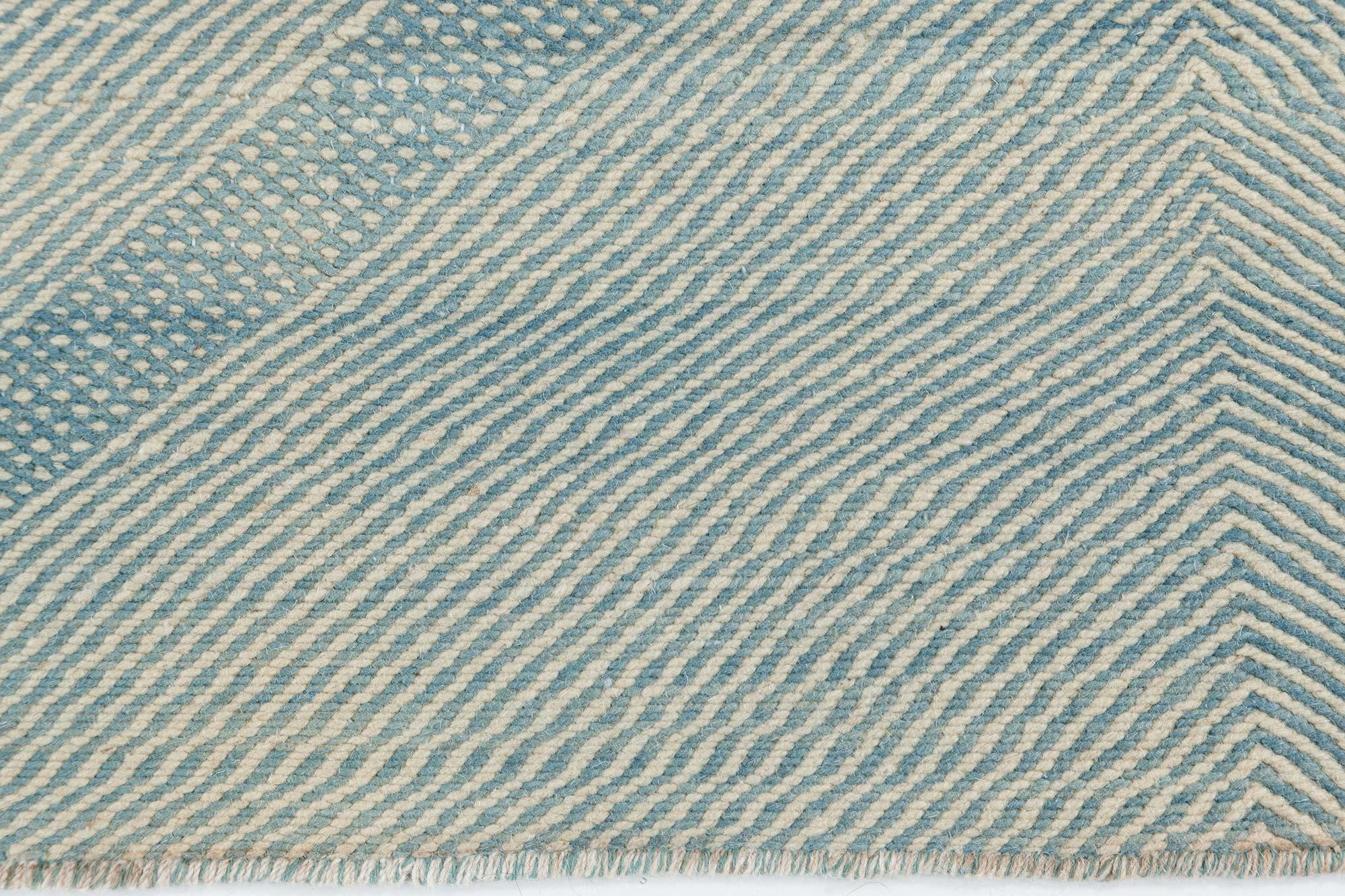 Contemporary Custom Flat Weave Runner im marokkanischen Stil von Doris Leslie Blau (21. Jahrhundert und zeitgenössisch) im Angebot