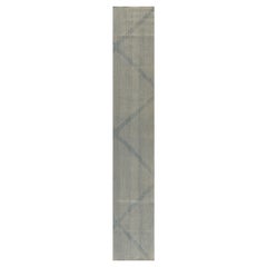 Contemporary Custom Moroccan Style Flat Weave Runner by Doris Leslie Blau