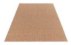 Rug & Kilim's Contemporary Custom Textural Rug in Orange, Gold & Pink